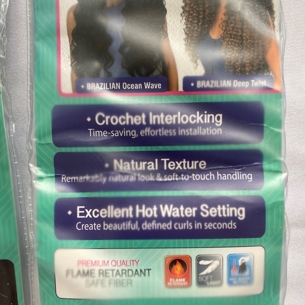 Bobbi Boss African Roots Braid Collection Crochet Brazilian Water Wave 18” 3Pack - Picture 6 of 8